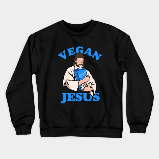 Vegan Jesus Crewneck Sweatshirt by isstgeschichte